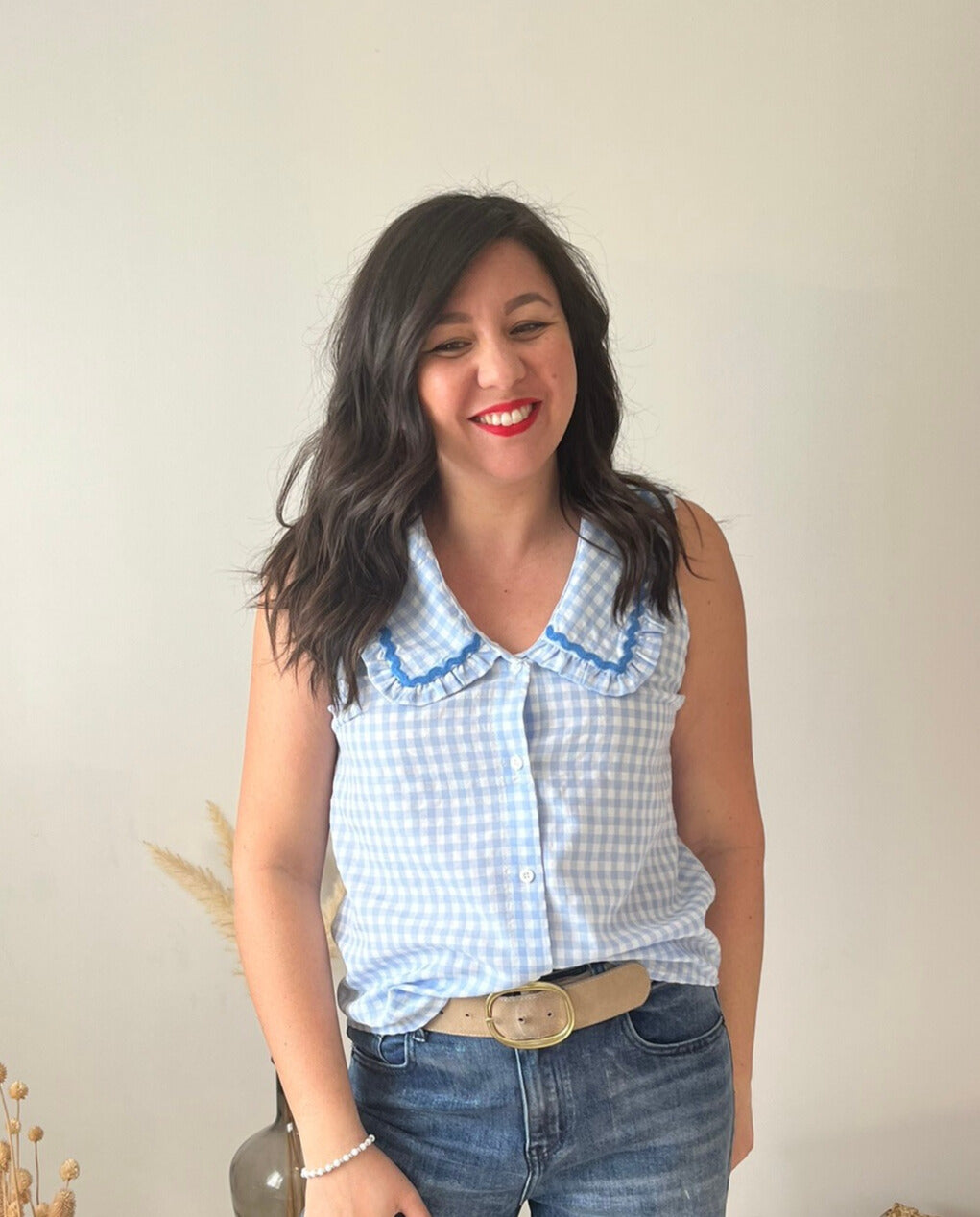 Chemisier col claudine "Cassy"