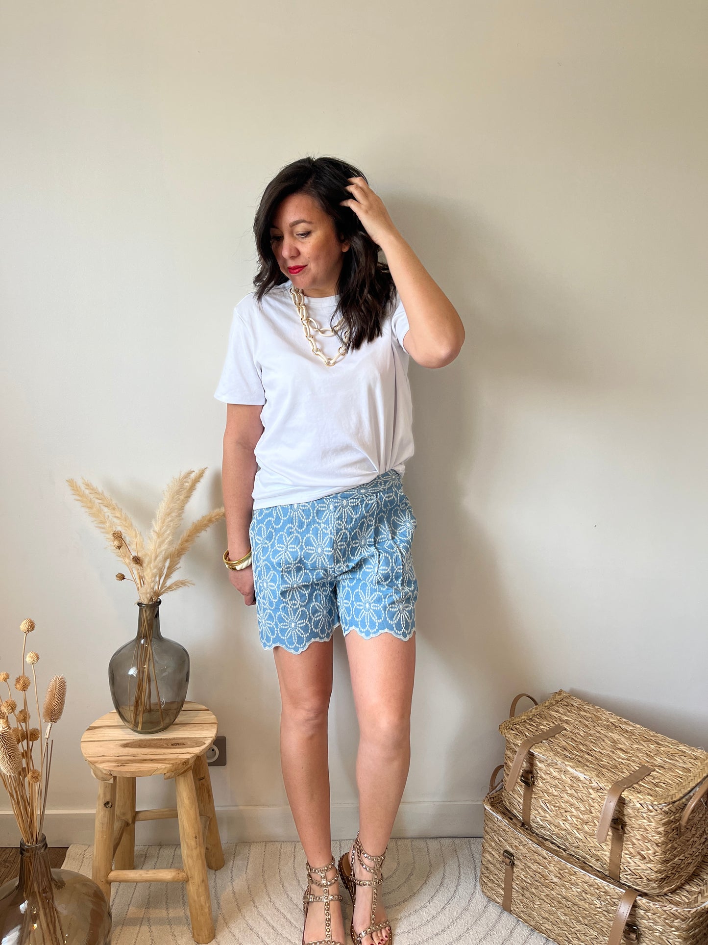 Short à fleurs - "Delphéa"