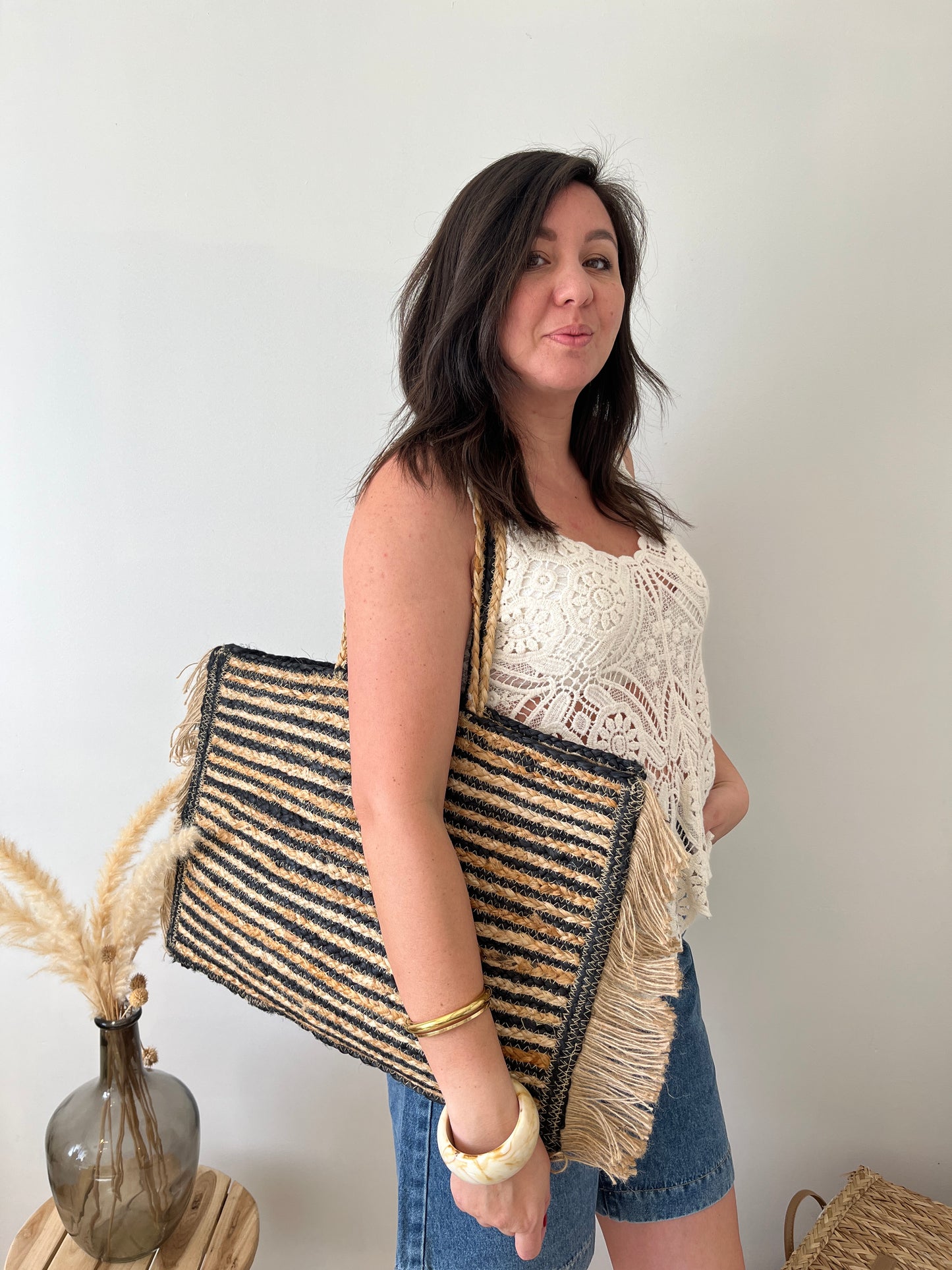 Cabas en jute