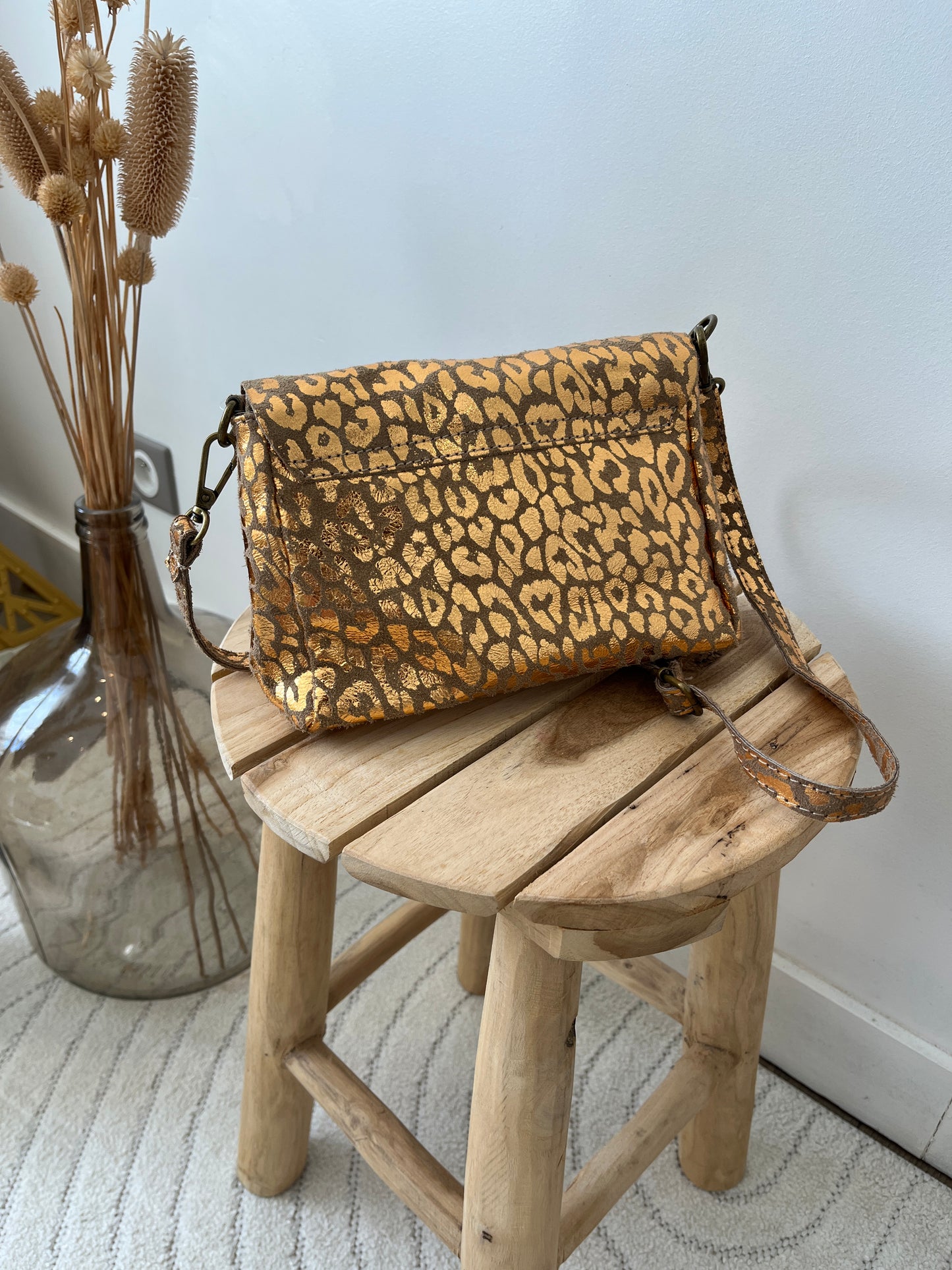 Sac Bandoulière léopard