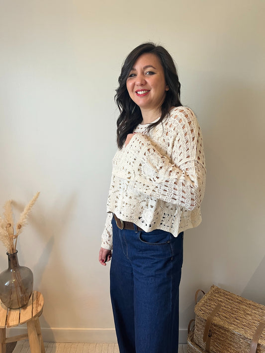 Pull en crochet "Electra"