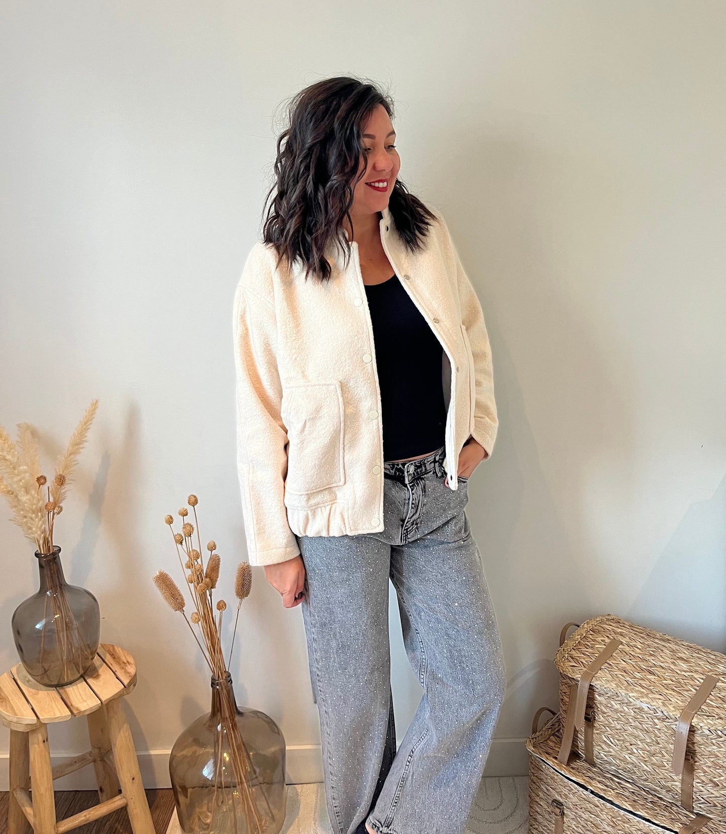 Bomber bouclette "Ali"