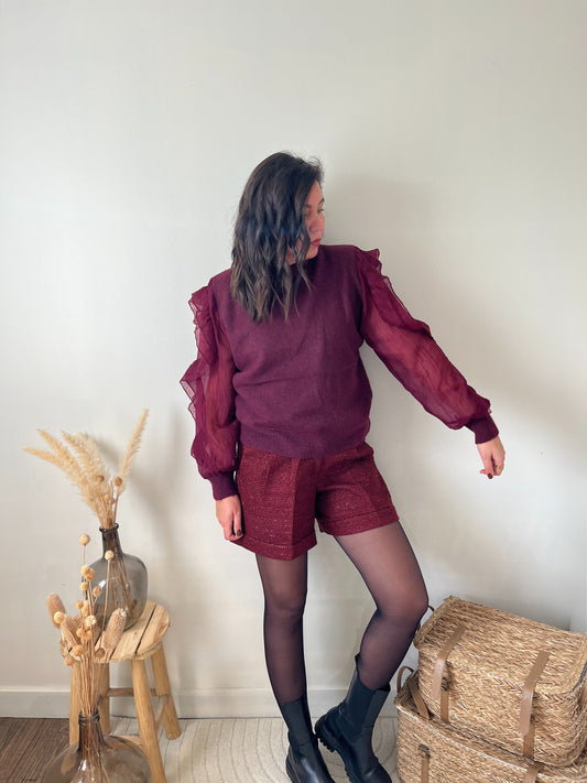 Pull "Billy" bordeaux