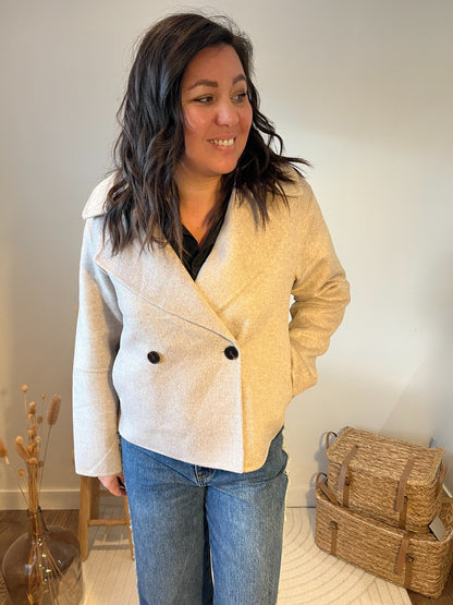 Caban "Belli" beige