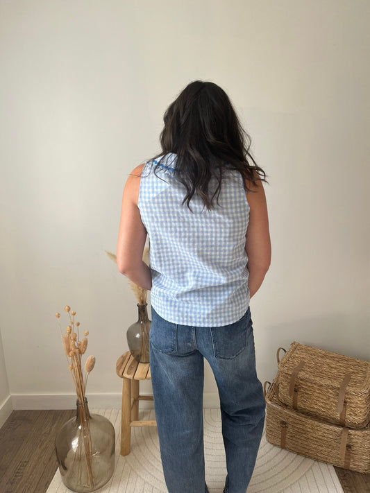 Chemisier col claudine "Cassy"