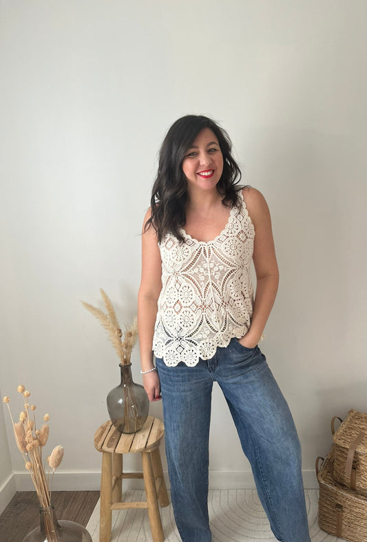 Débardeur en crochet "Cora"