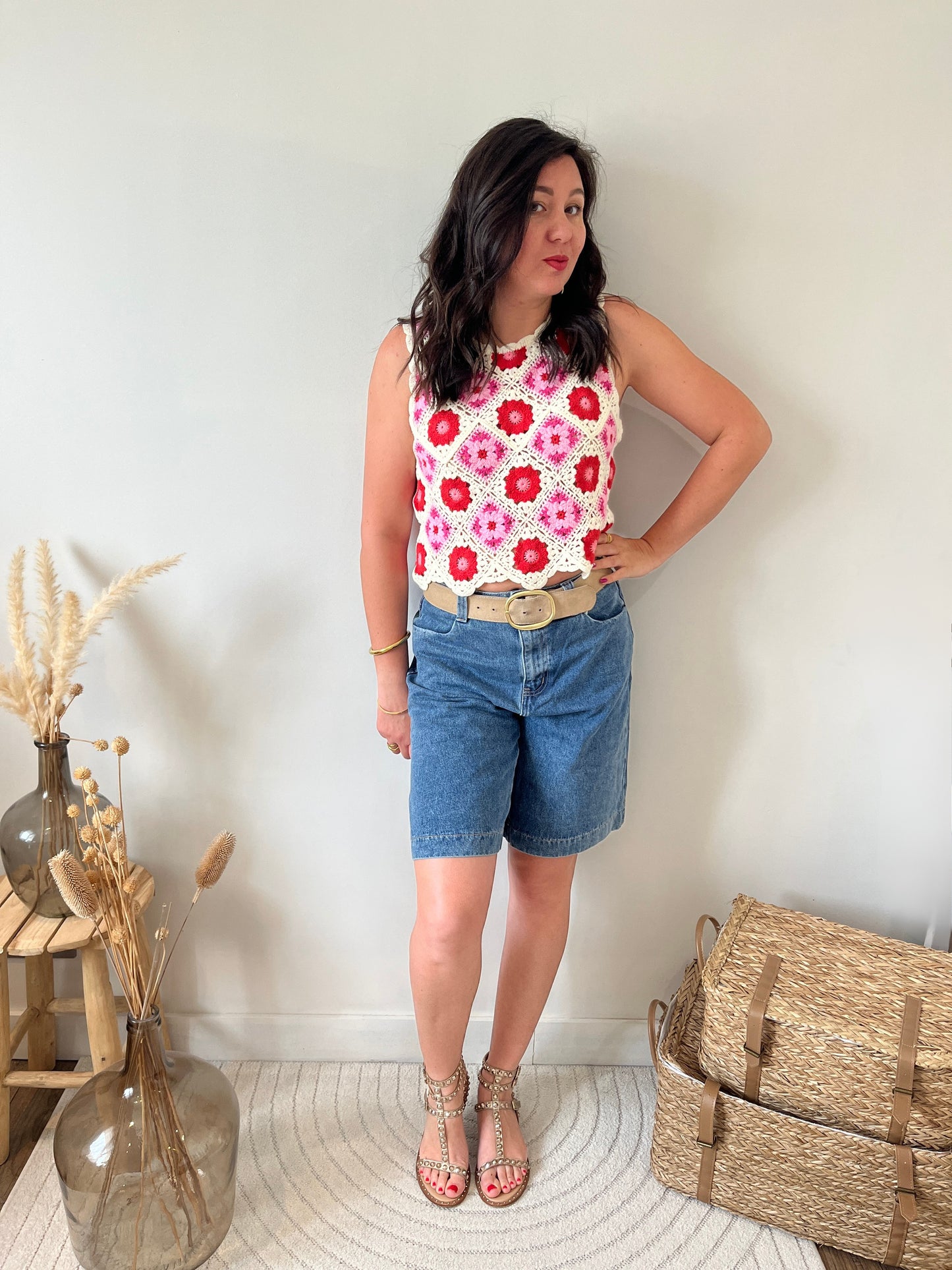 Top macramé "Erys"