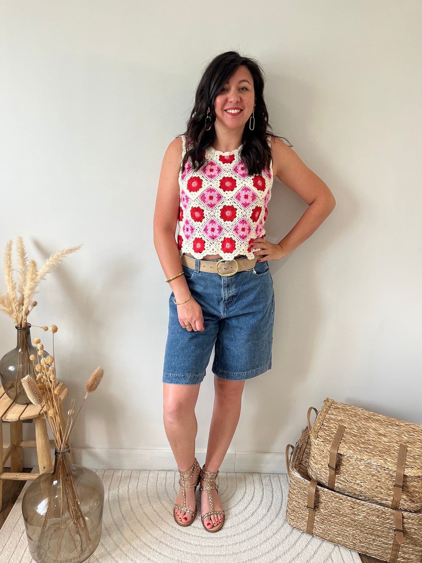 Top macramé "Erys"