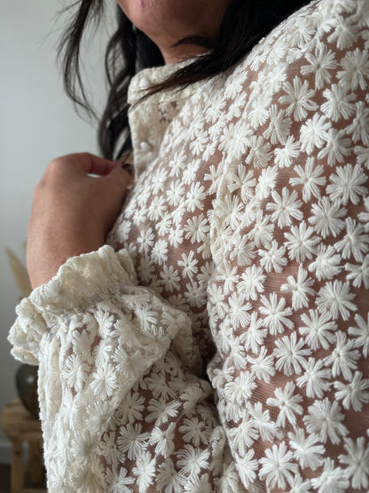 Chemise fleur "Amel"