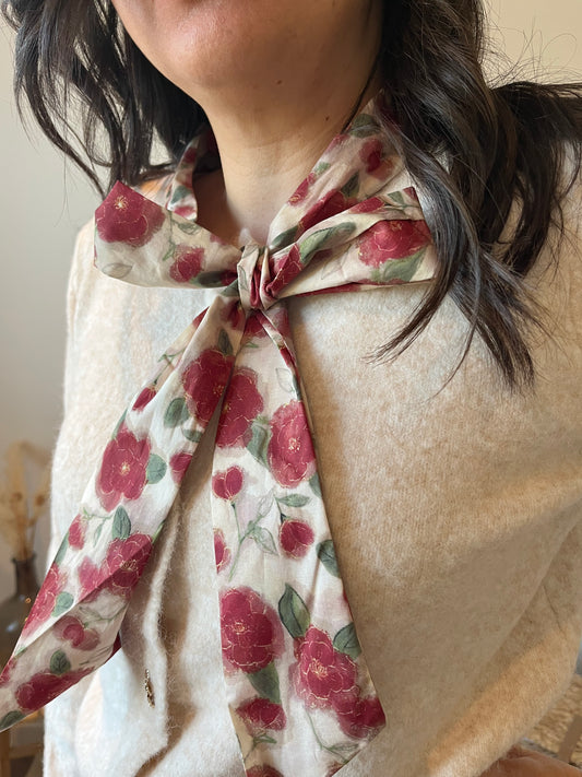 Cardigan "Atria" à col lavallière