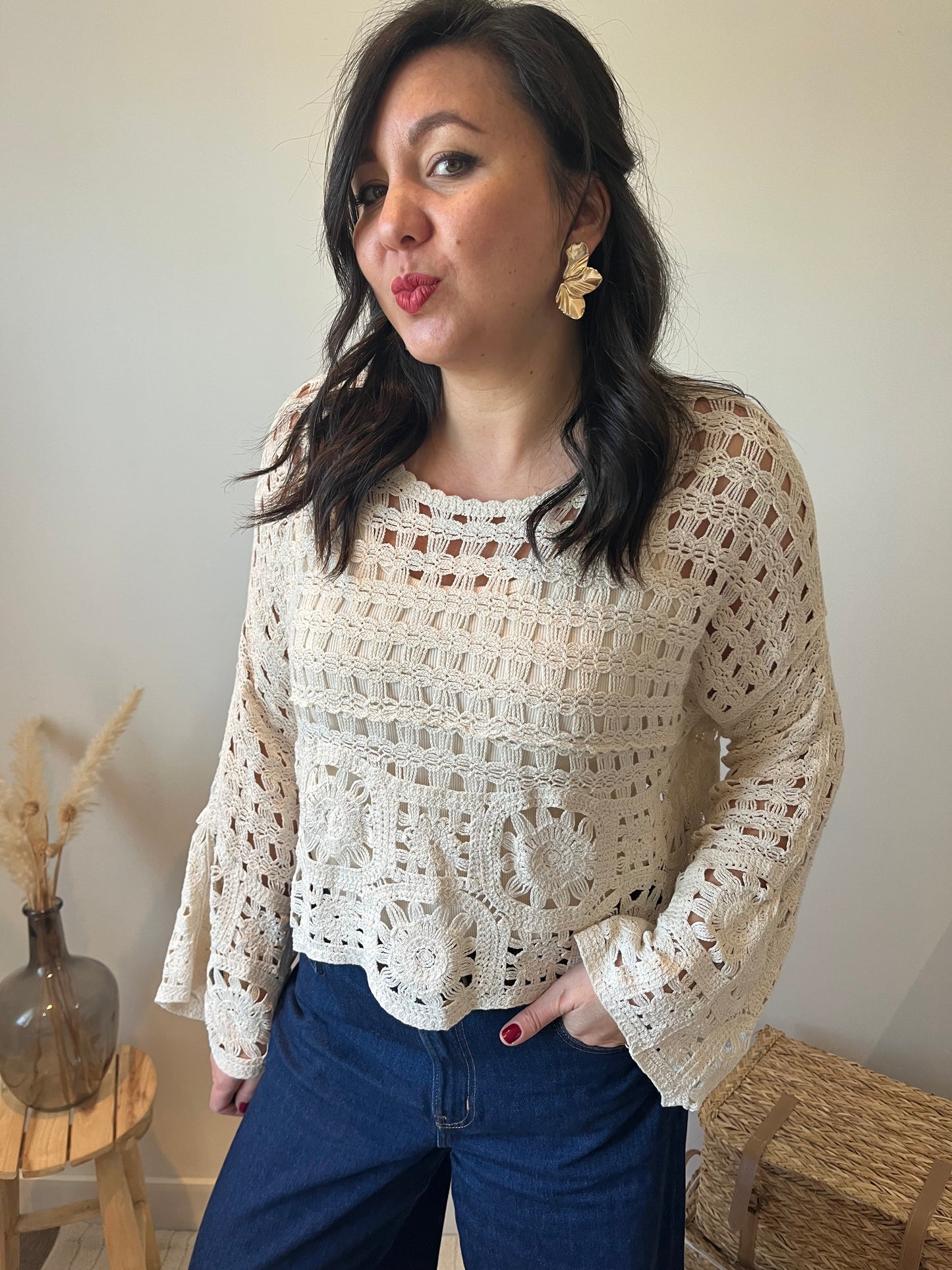 Pull en crochet "Electra"