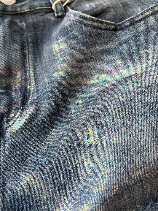 Jean enduit balloon fit "Cléa"