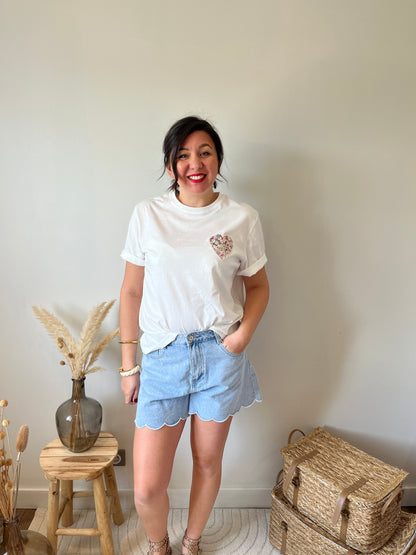 T-shirt Coeur "Dina"