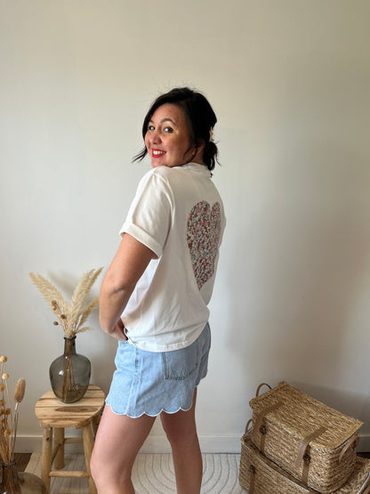 T-shirt Coeur "Dina"