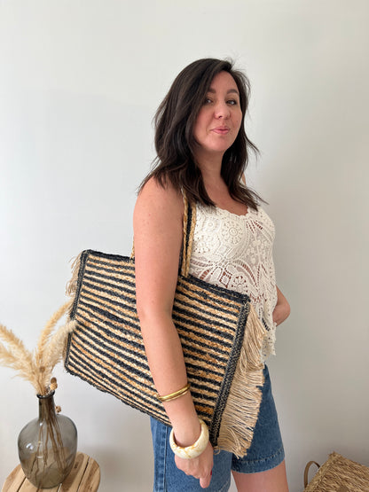 Cabas en jute
