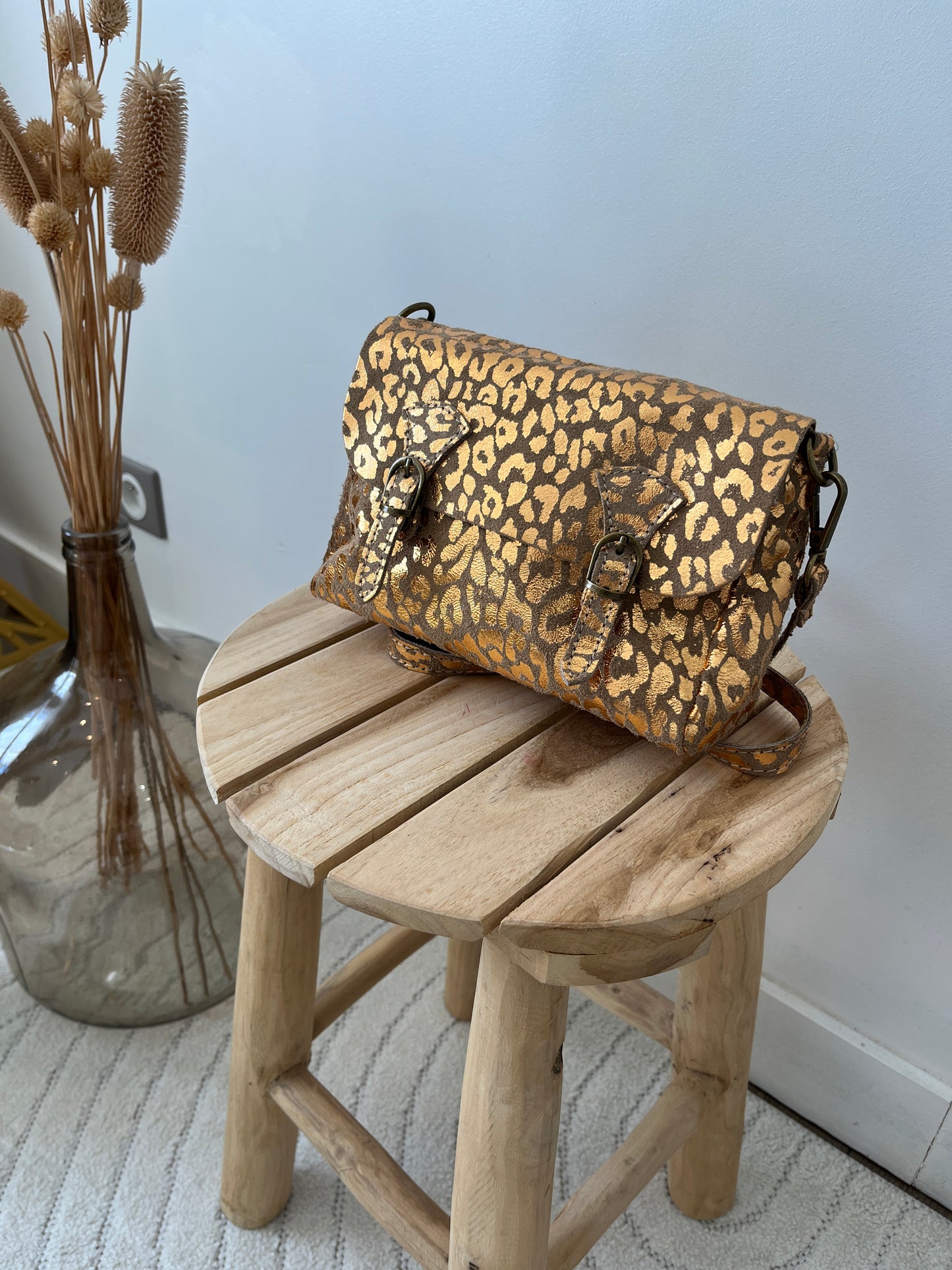 Sac Bandoulière léopard