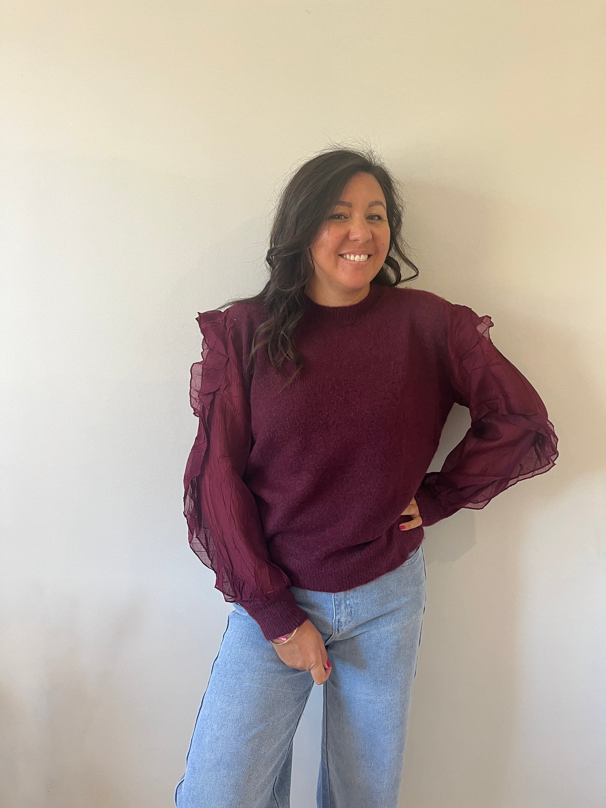 Pull "Billy" bordeaux