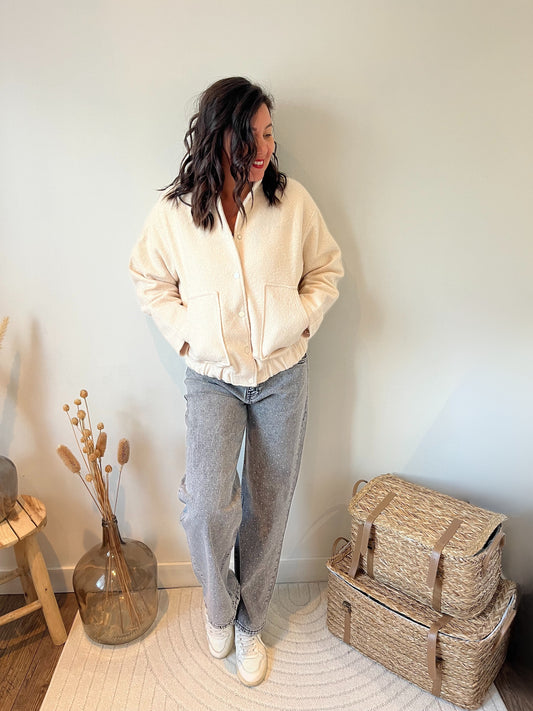 Bomber bouclette "Ali"