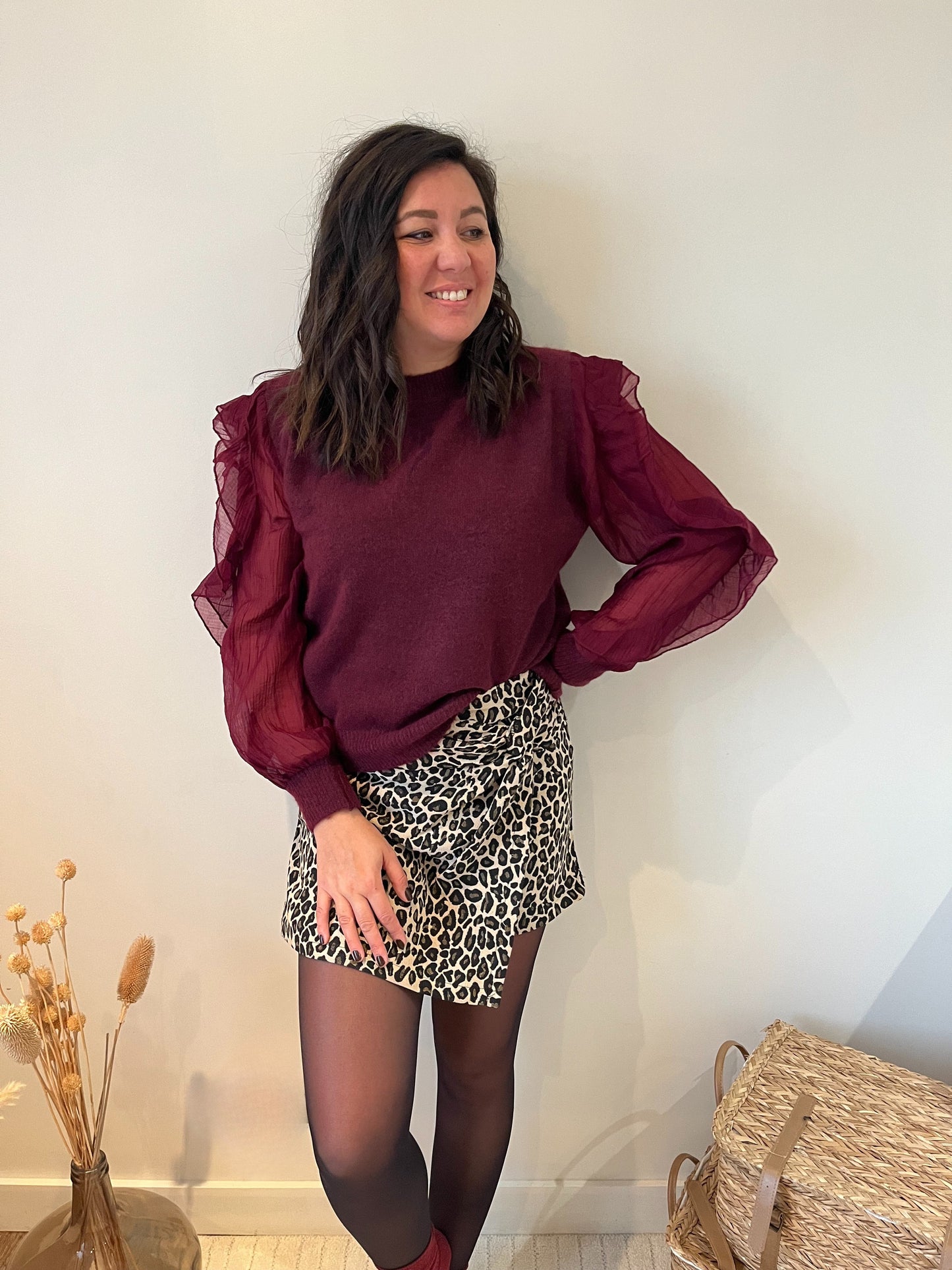 Pull "Billy" bordeaux