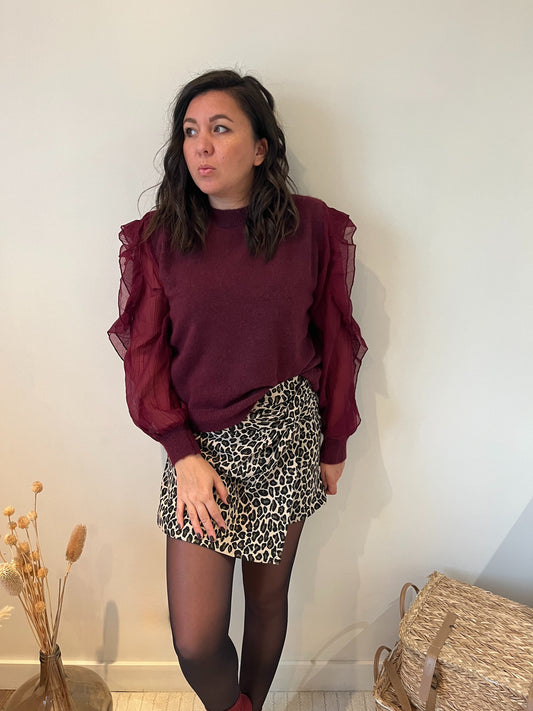 Pull "Billy" bordeaux